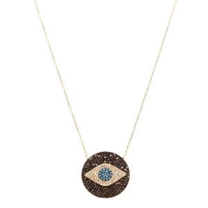 - Ragen Evil Eye Disc Necklace